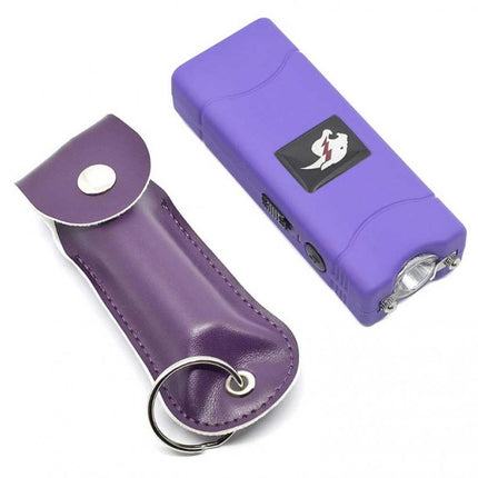 CHEETAH COMBO STUN GUN & PEPPER SPARY PURPLE COLOR