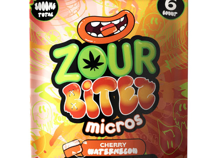 ZOUR BITEZ MICROS 500MG 6PK GUMMIES  30COUNT