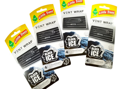 LITTLE TREES VENT BLACK ICE 4PK