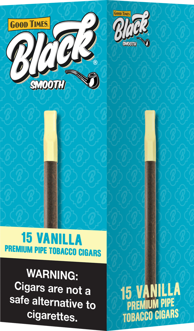 GT BLACK SMOOTH VANILLA 15CT