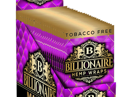 BILLIONAIRE 2PK HEMP WRAPS  25COUNT