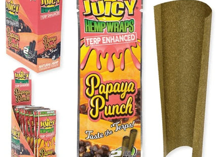 JUICY 2PK HEMP WRAPS   25COUNT