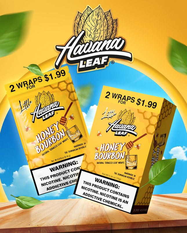 HAVANA LEAF 2PK - 2 WRAPS FOR $1.99 - 71% EXCISE TAX PAID