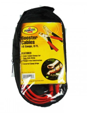 PENNZOIL BOOSTER CABLES 8 FT