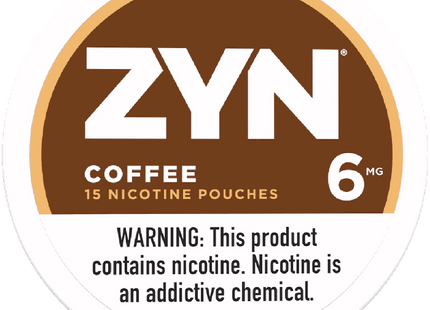 ZYN NICOTINE POUCHES 6MG -  5ROLLS