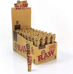 RAW CLASSIC KING SIZE CONES 32 x 3COUNT