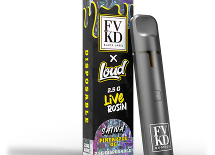 FVKD x LOUD 2.5G LIVE ROSIN DISPOSABLE 5PACK