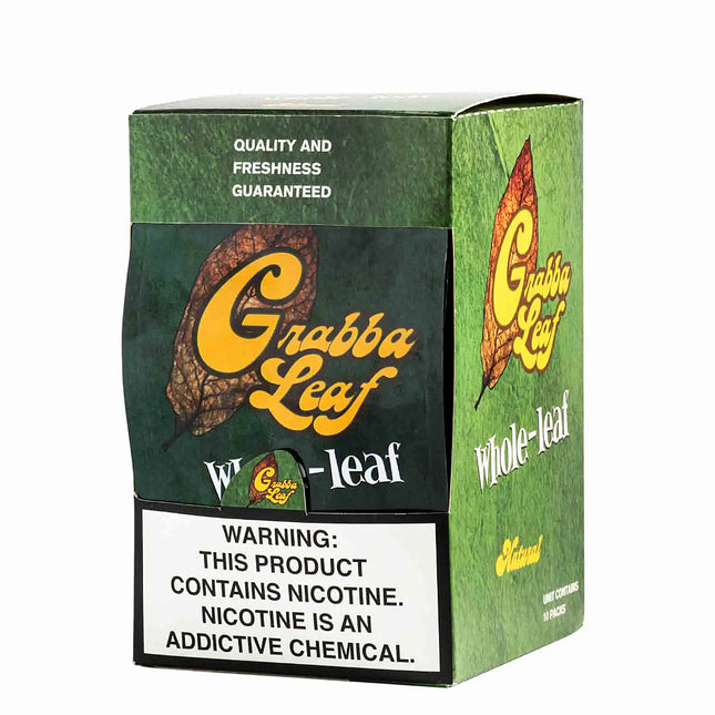 GRABBA LEAF WHOLE LEAF NATURAL 10COUNT