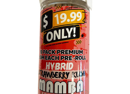 MAMBA 2G(10 COUNT)PRE-ROLL PRE-PRICED $19.99