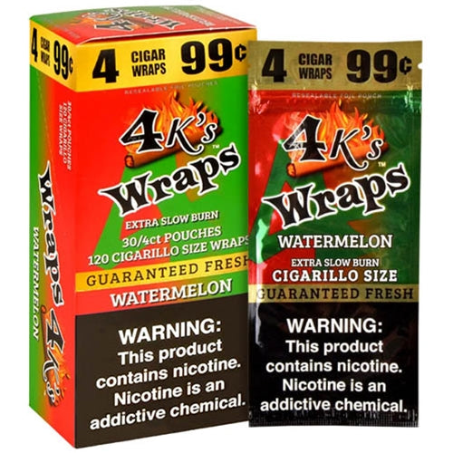 4K'S WRAPS 4/$0.99 WATERMELON