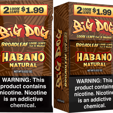 BIG DOG 2/$1.99 HABANO 20CT