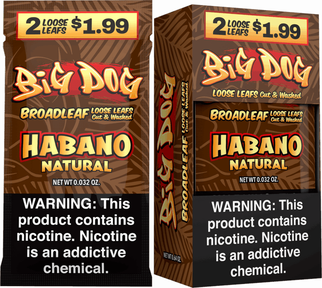 BIG DOG 2/$1.99 HABANO 20CT