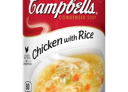 CAMPBELL 10.5oZ SOUP CHICKEN WITH RICE 1COUNT