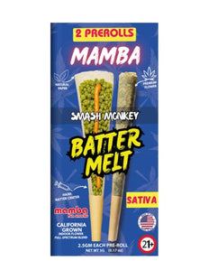 MAMBA BATTER MELT 2.5GRAM EACH PRE-ROLL 10 - 2PKS