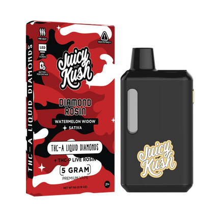 JUICY KUSH DIAMOND ROSIN 5G DISPOSABLE WATERMELON WINDOW(S) 5PACK
