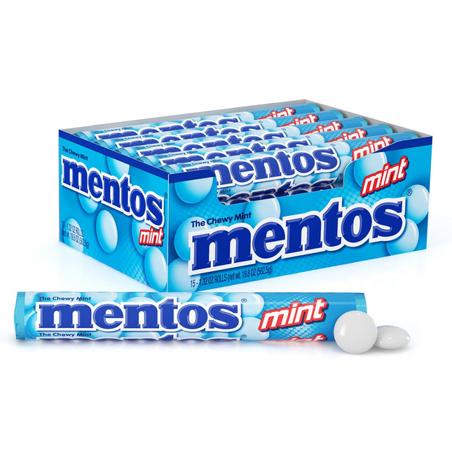 MENTOS ROLLS MINT FLAVOR 15PACKS