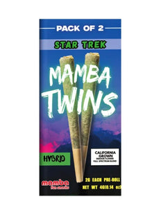 MAMBA TWINS 2 GRAM PRE-ROLL PRE-PRICED $7.99 - 10PACKS