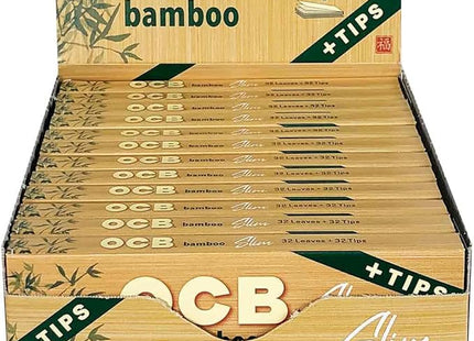 OCB BAMBOO SLIM+TIPS 24CT