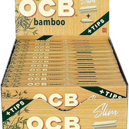 OCB BAMBOO SLIM+TIPS 24CT