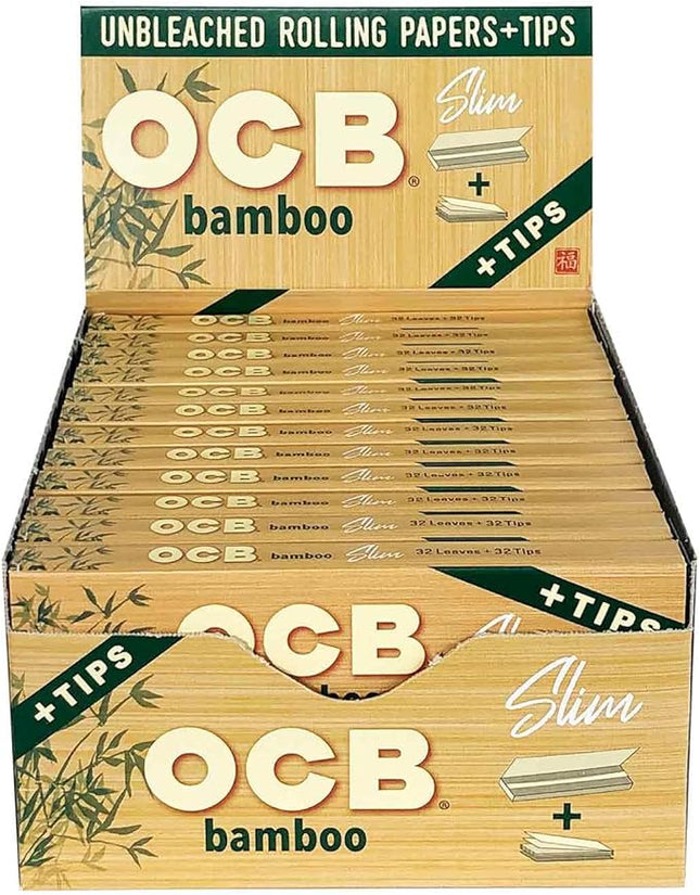 OCB BAMBOO SLIM+TIPS 24CT