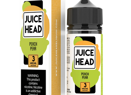 JUICE HEAD 3MG E-LIQUID PEACH PEAR 1COUNT