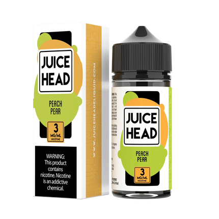 JUICE HEAD 3MG E-LIQUID PEACH PEAR 1COUNT