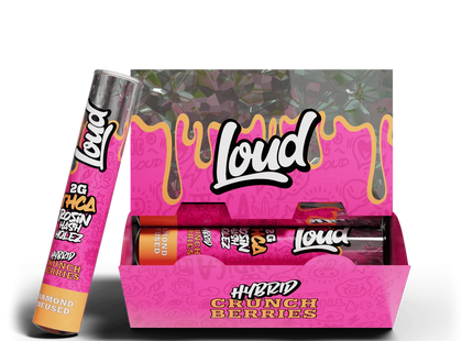 LOUD 2 GRAM THCA ROSIN HASH HOLEZ  - 20 COUNT