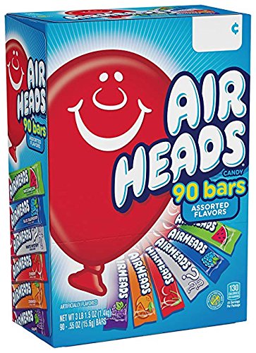 AIR HEADS 0.55oZ 8 BARS ASSORTED FLAVORS 1COUNT