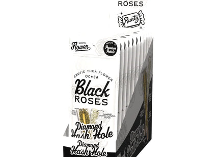 BLACK ROSES 2GRAM DIAMOND HASH HOLES PRE-ROLL  10PK