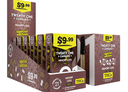 21 1ML CART 9.99$  MEMORY LOSS