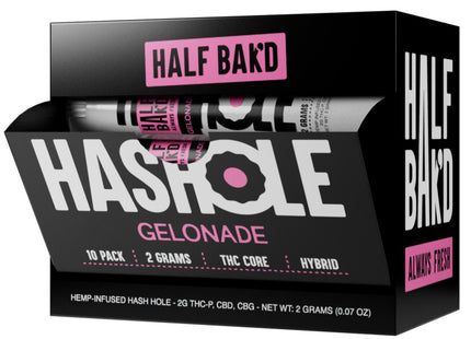 HALF BAK'D 2G HASHOLE PREROLLS 10PK