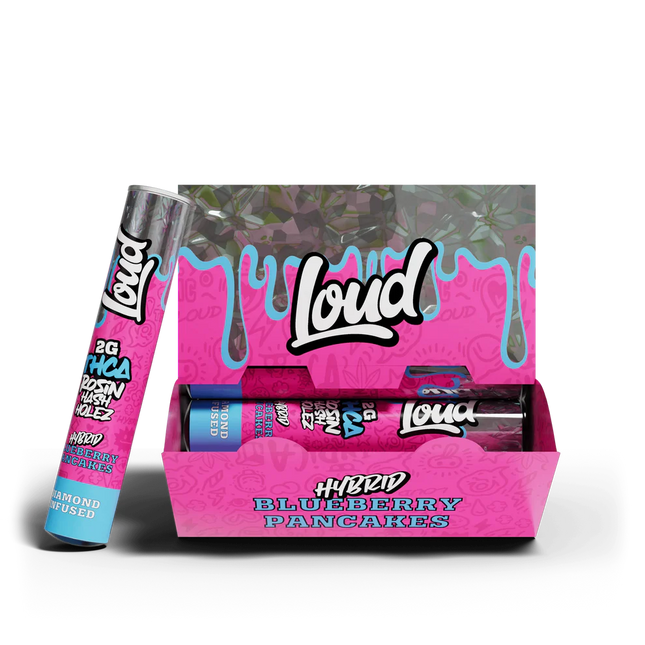 LOUD 2 GRAM THCA ROSIN HASH HOLEZ  - 20 COUNT