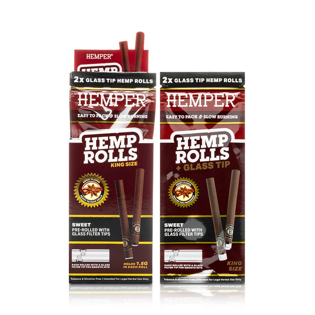 HEMPER KING ROLLS SWEET 12CT