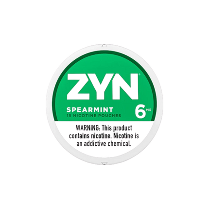 ZYN NICOTINE 6 MG- SPEARMINT