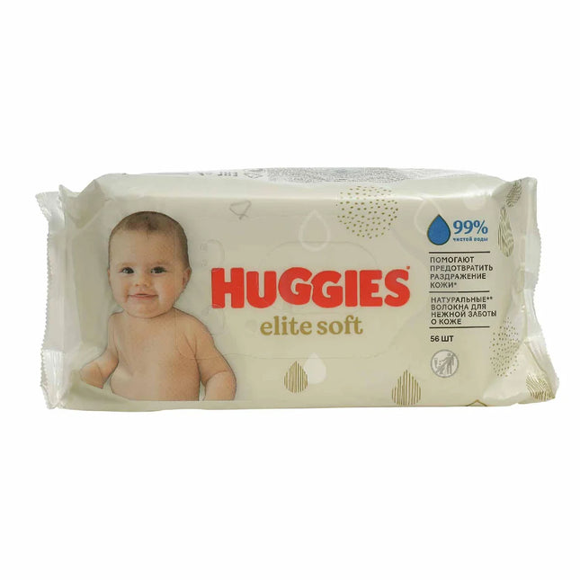 HUGGIES BABY WIPES ELITE SOFT 56COUNT