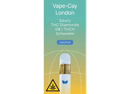 URB SAUCY THC DIAMONDS 3ML DISPOSABLE  6PACK
