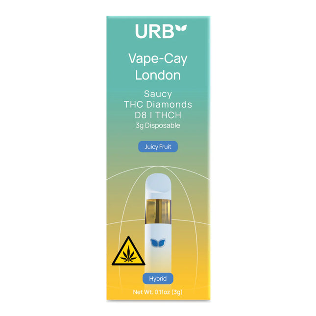 URB SAUCY THC DIAMONDS 3ML DISPOSABLE  6PACK