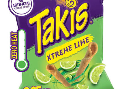 TAKIS 3.25oZ TORTILLA CHIPS XTREME LIME 20PACK