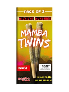 MAMBA TWINS 2 GRAM PRE-ROLL PRE-PRICED $7.99 - 10PACKS
