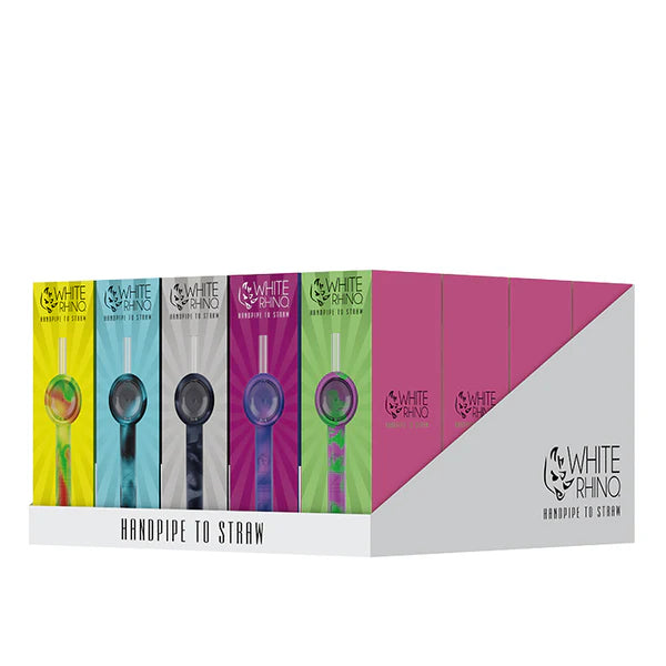 WHITE RHINO ASSORTED FLIP HANDPIPE CONVERTER ORIGINAL - 35CT