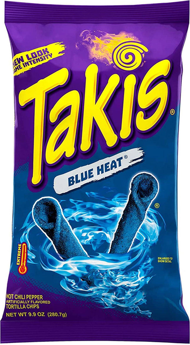 TAKIS 9.9oZ TORTILLA CHIPS BLUE HEAT 1PACK