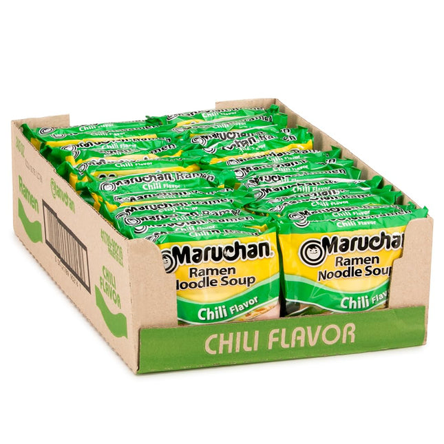 MARUCHAN 3oZ RAMEN NOODLES SOUP CHILI FLAVOR 24COUNT