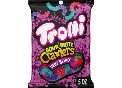 TROLLI 5oZ GUMMI CANDY SOUR BRITE CRAWLERS FRUIT PUNCH 1COUNT