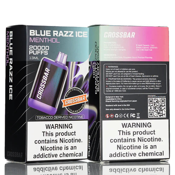 CROSSBAR BLUERAZZ MENTHOL 5PK