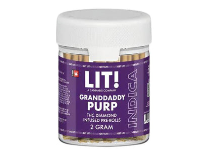 LIT 2G PRE-ROLL GRANDDADDY PURP