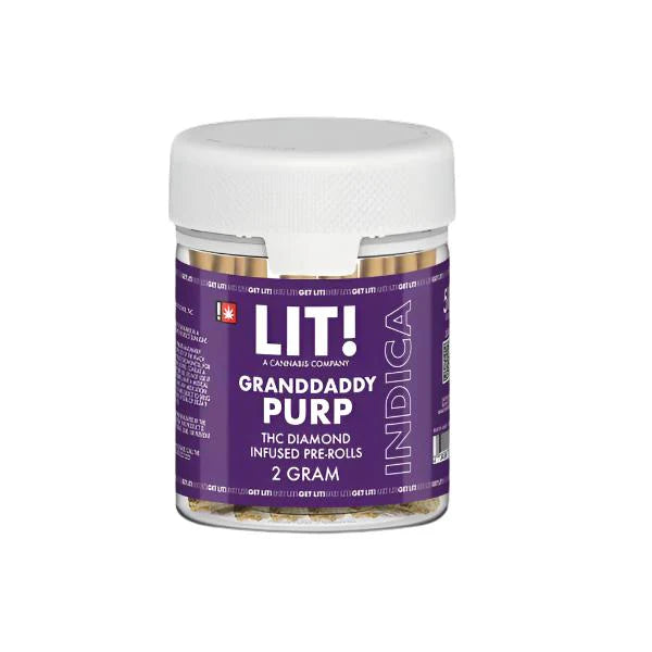 LIT 2G PRE-ROLL GRANDDADDY PURP