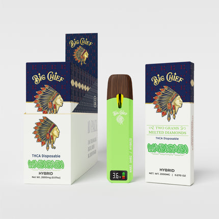 BIG CHIEF 2G MELTED DIAMOND DISPOSABLE WABI SABI 10PACK