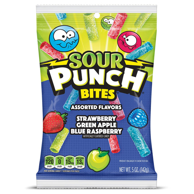 SOUR PUNCH 5oZ BITES ASSORTED FLAVORS 1COUNT