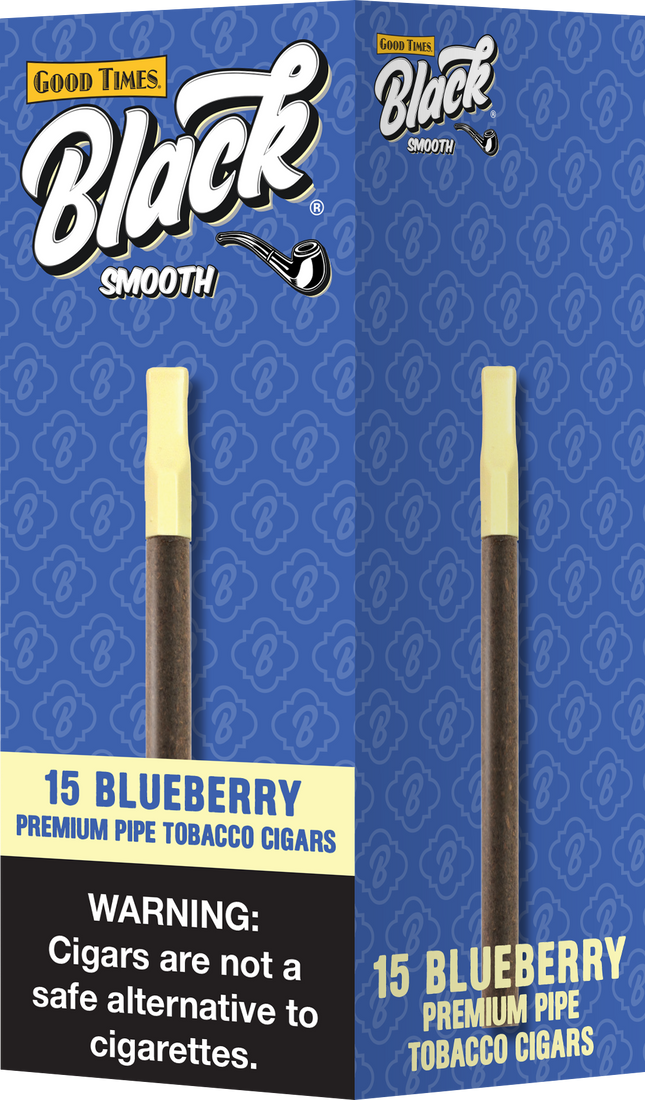 GOOD TIMES BLACK SMOOTH CIGAR  15CT