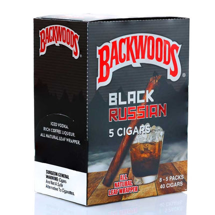 BACKWOODS BLACK RUSSIA - 8-5PK